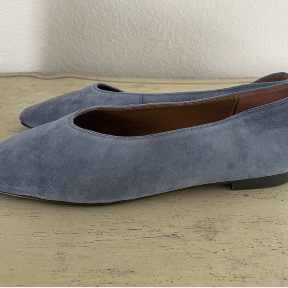 MADEWELL The Mylie Ballet Flat in Basalt Blue Size 9.5 NWOB $128 NX050 - Picture 4 of 6